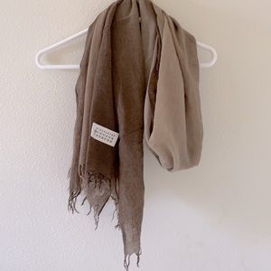 Maison Martin Margiela gradient scarf in brown